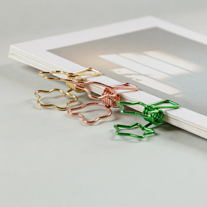 Multipurpose Creative Metal Photo Clips Steel Wire Clothes Hanging Pegs Binder Paper Clips Food Bag Clips