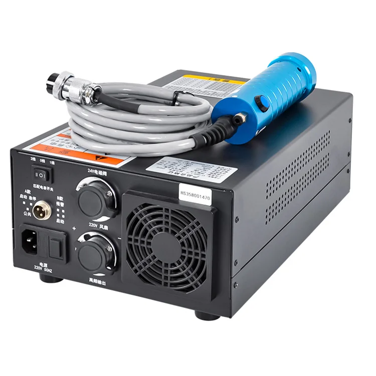 Portable handheld ultrasonic plastic spot welder ultrasonic plastic fusion welding machine 30KHZ1000W for plastic welding