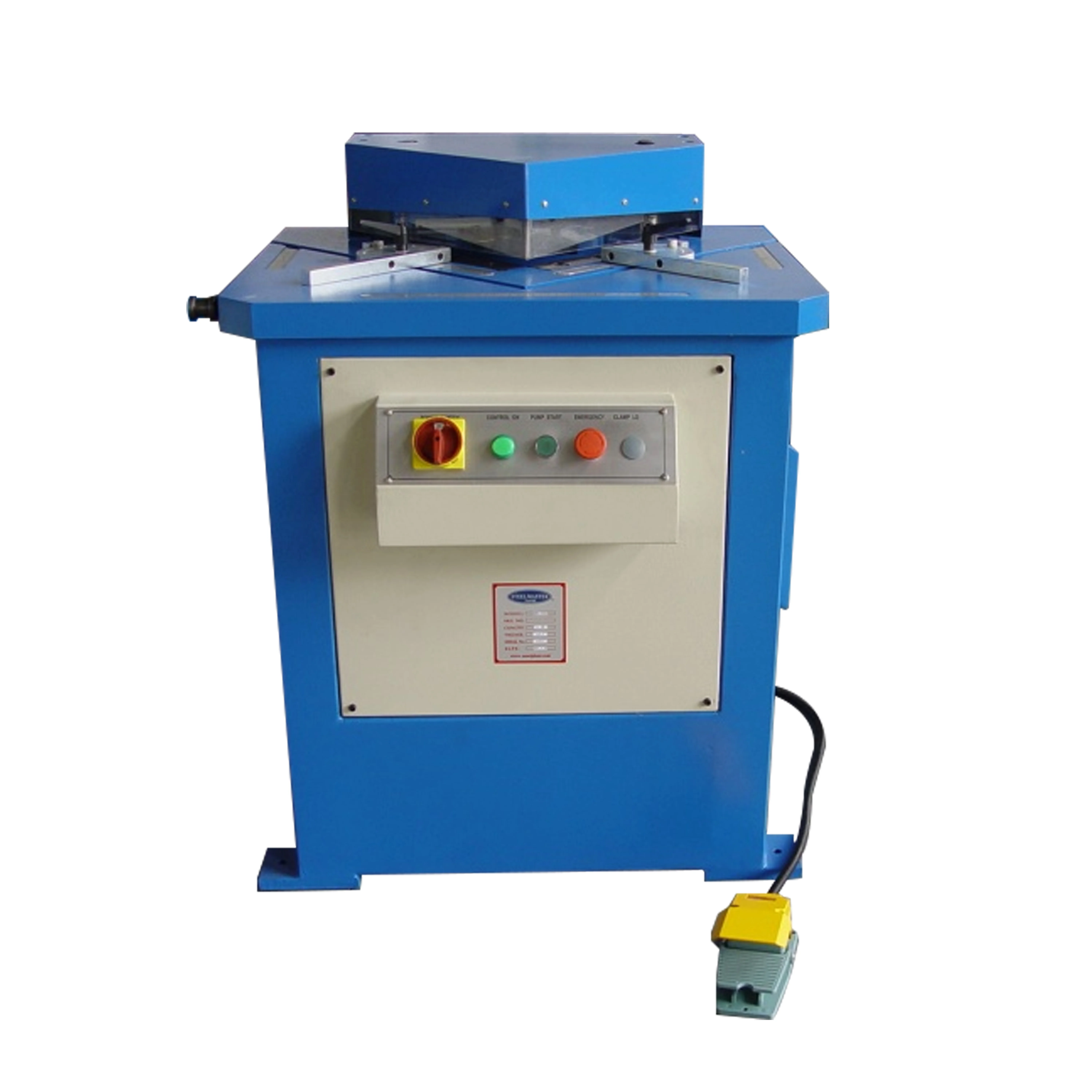90 Degree Angle Cutting Machine Hydraulic Notcher Steel