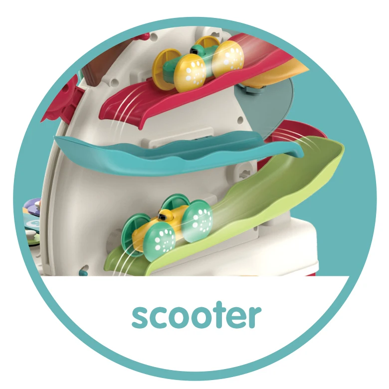 Wholesale Educational knock piano for Baby Cube stem early education baby toys with music pathway puzzle tumbler toy