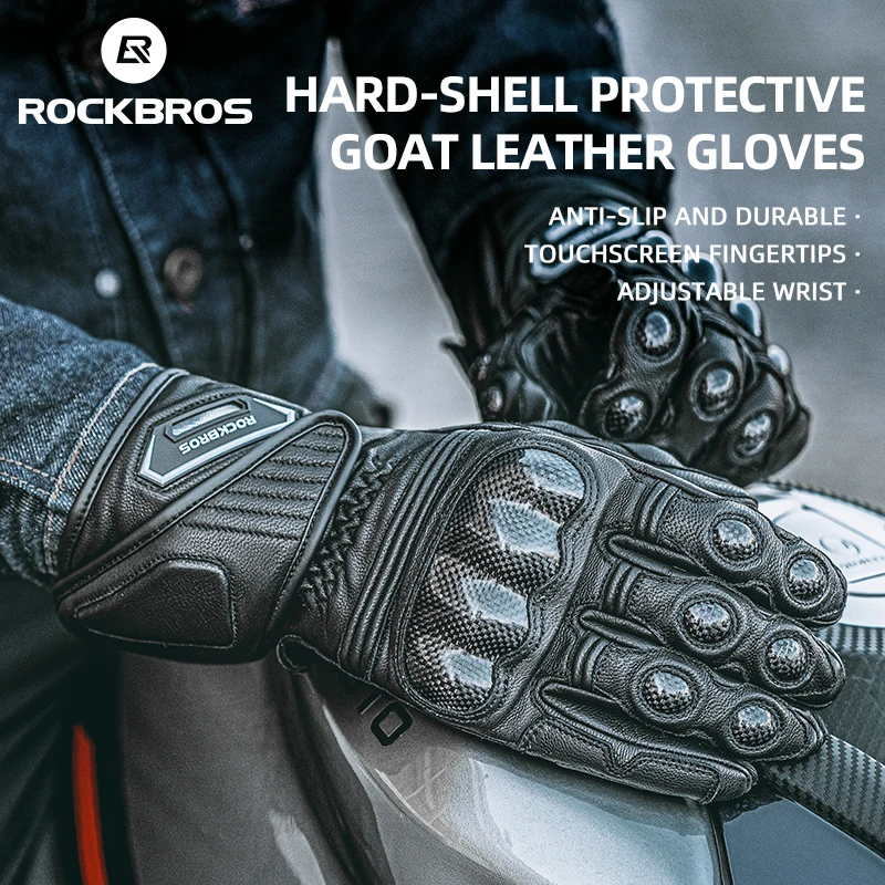 ROCKBROS custom motorcycle gloves Hot Sale Outdoor Racing Hand Protection Non-slip Riding Motorcycle Gloves