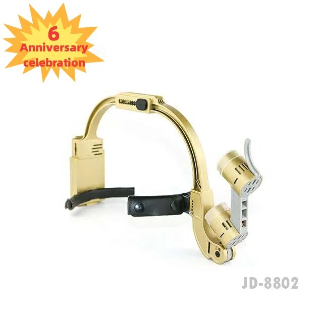 Anniversary celebration JD-8802 surgical headlight vet operation headlight Double shot shadowless head lamp emergency light