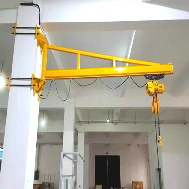 High Quality 500 kg 1 Ton 2 Ton 3 Ton Electric Lifting Equipment Arm 4m 5m Wall Jib Crane Cantilever Crane