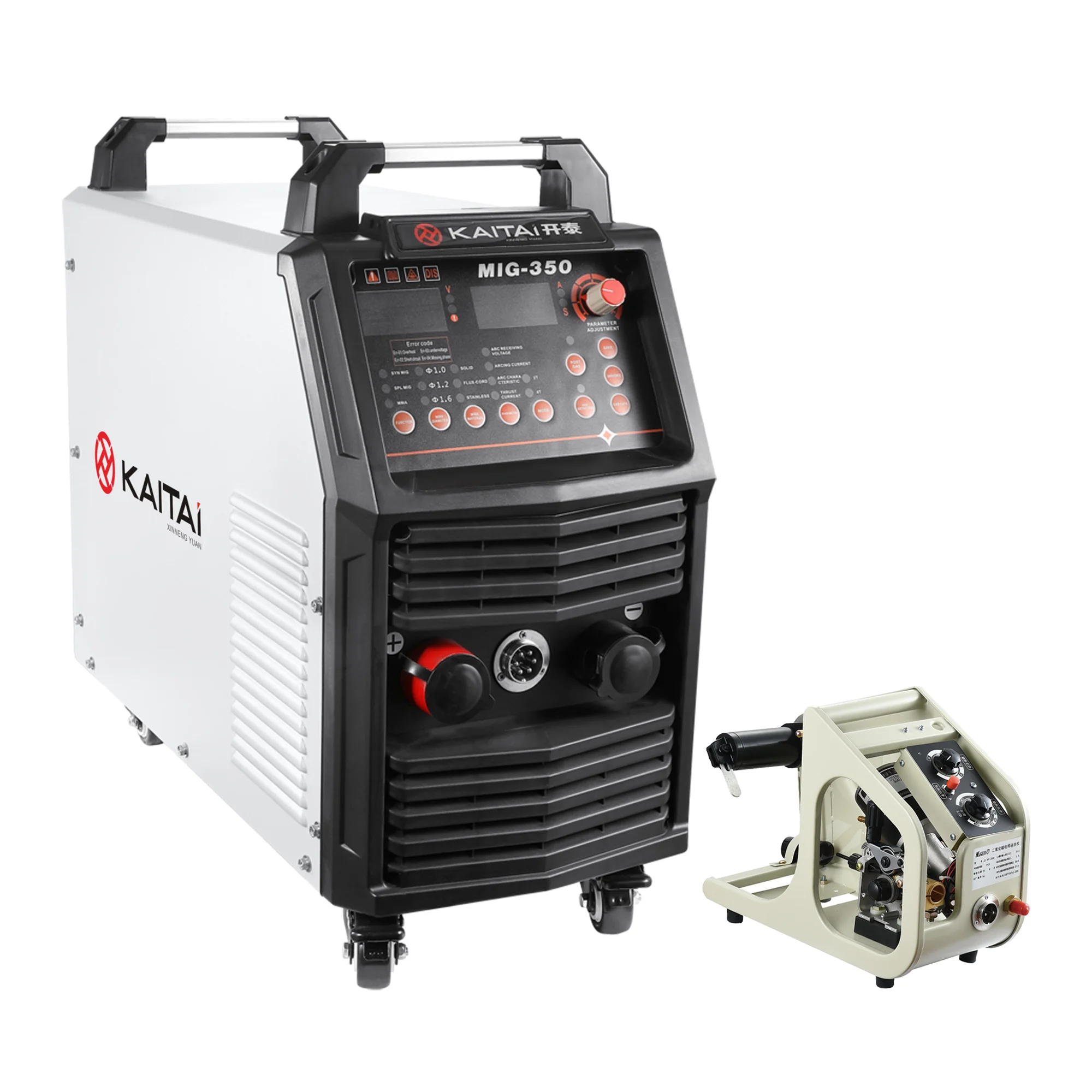 380V Heavy Duty MIG/MMA Inverter Welding Machine MIG-350H NBC MAG CO2 Welder 1.0/1.2/1.6mm Wire Available