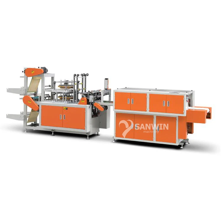 
High Speed Automatic Plastic Film EVA TPE CPE HDPE PE Hand Glove Making Machine 