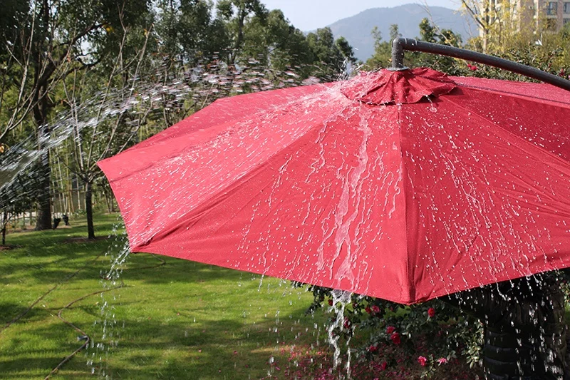 10ft Outdoor Commercial Hanging Market Cantilever Patio Umbrella With Crank