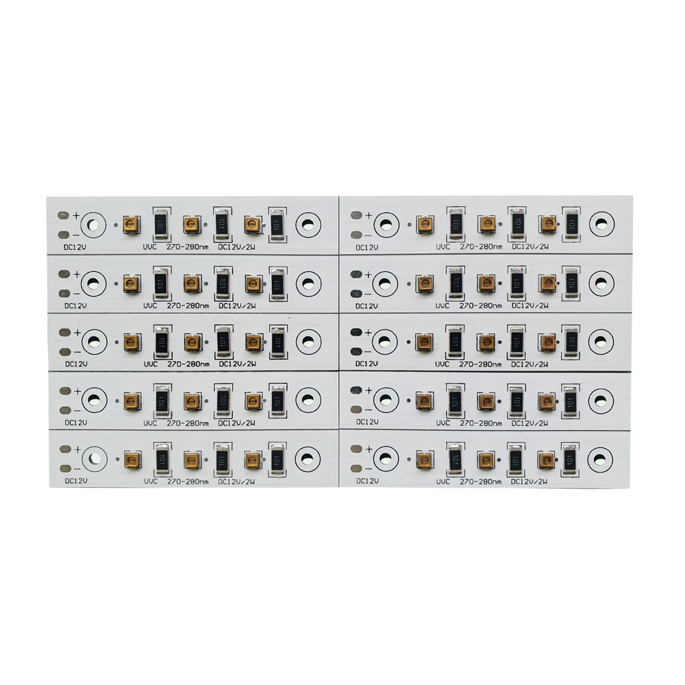 DC12V 2 Вт DC50V высокой эффективности 10W 265nM 275nM 295NM 3535 SMD глубокий ультрафиолетовых лучей UVB UVC светодиодные модули для