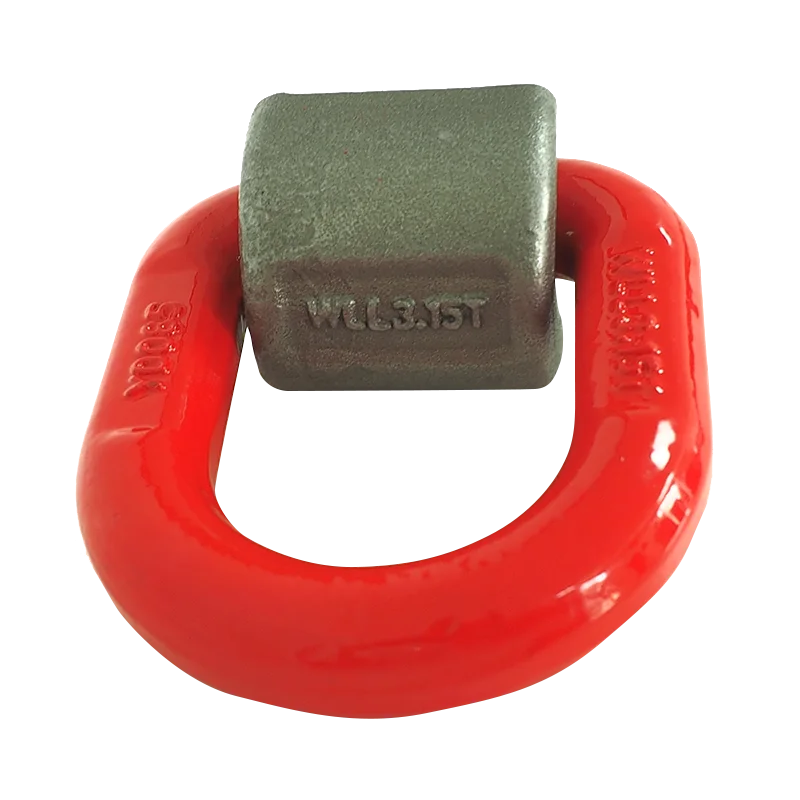 G80 Swivel Hoist D Ring Weld On Point For Lifting With Spring