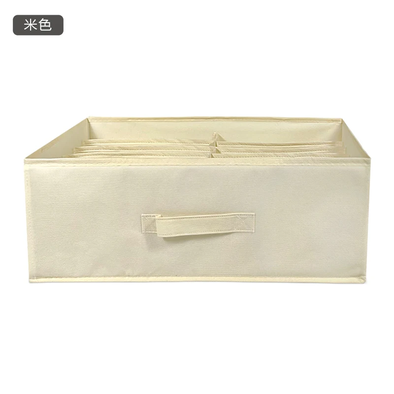 Wholesales Clothes Storage Bins Non Woven Fabric Foldable Cloth Box Simple Design Fabric Portable Clothes Wardrobe Organizer
