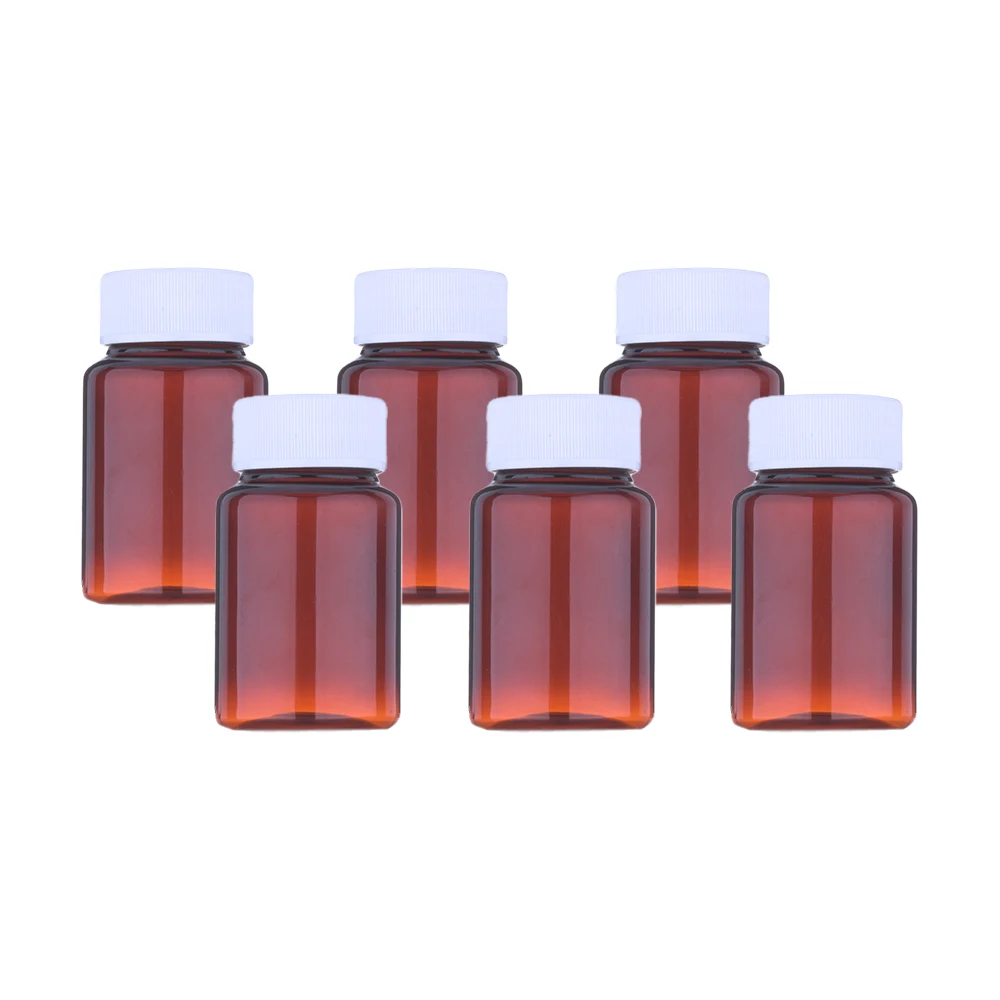 120cc 150cc 200cc Purple Plastic Pill Bottle PET Packer Bottle Empty for Drug Capsule Vitamin Supplement Bottle Packaging