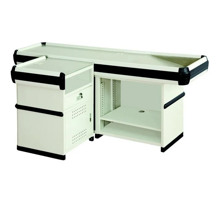 Retail Convenience Store Cash Table Checkout Counter Cashier For Shop