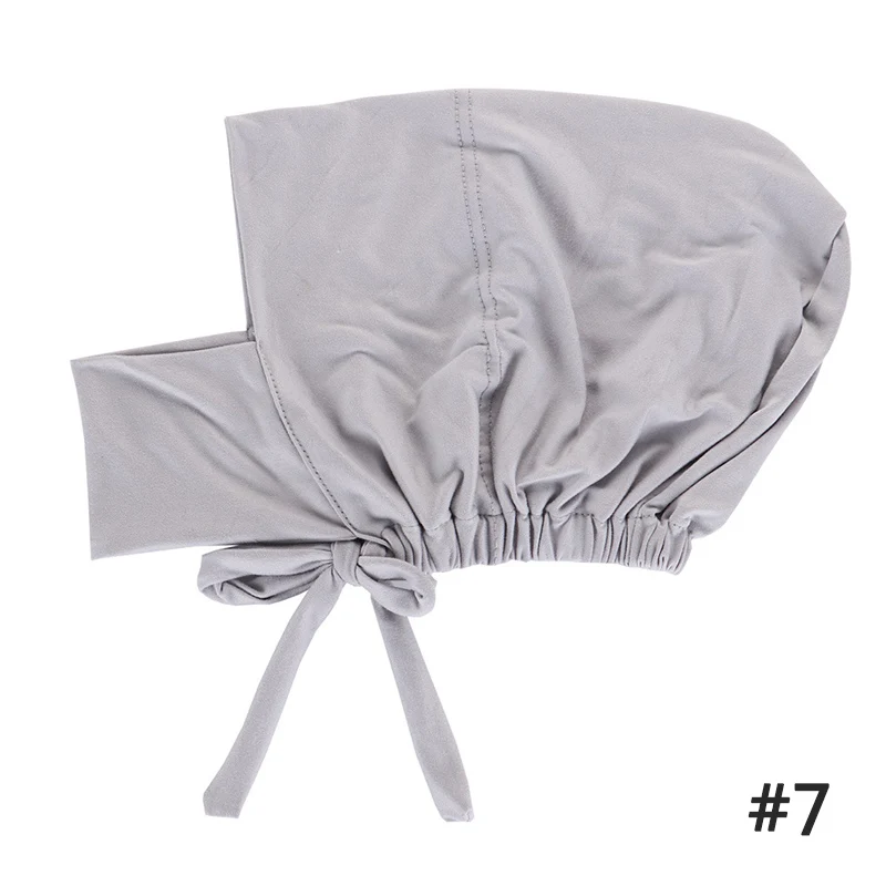 New Design Excellent Material Undercap Cotton Jersey Tie Back Inner Cap Adjustable With Chin Underscarf For Muslim Women