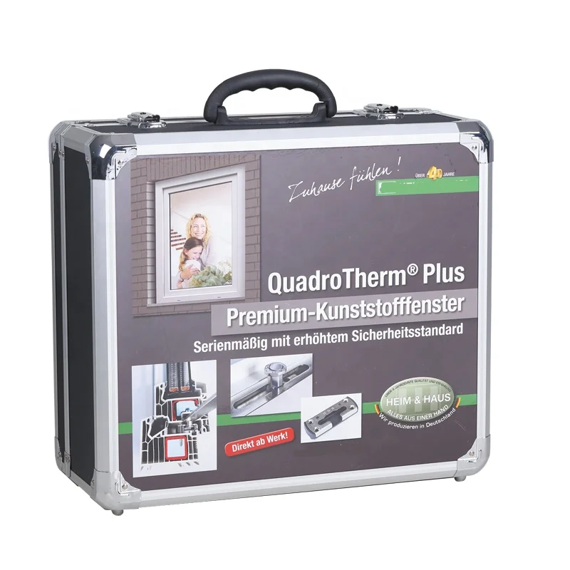 47X41X20cm Household Foam Padding Aluminum Tool Case With Combination Lock