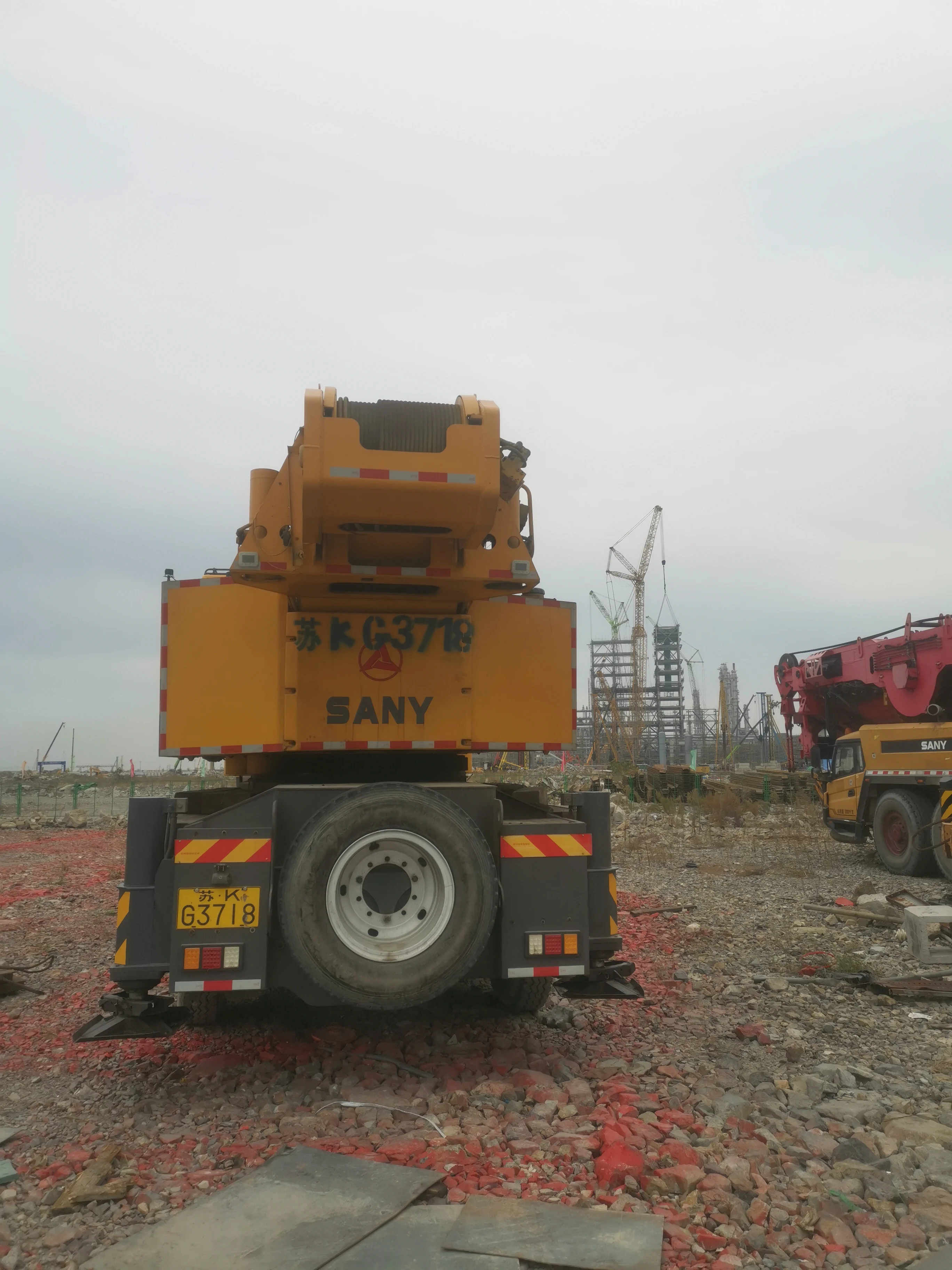 Used Truck Crane Sany QY130 130 Tons Lifting Capacity All Terrain Crane For Sale