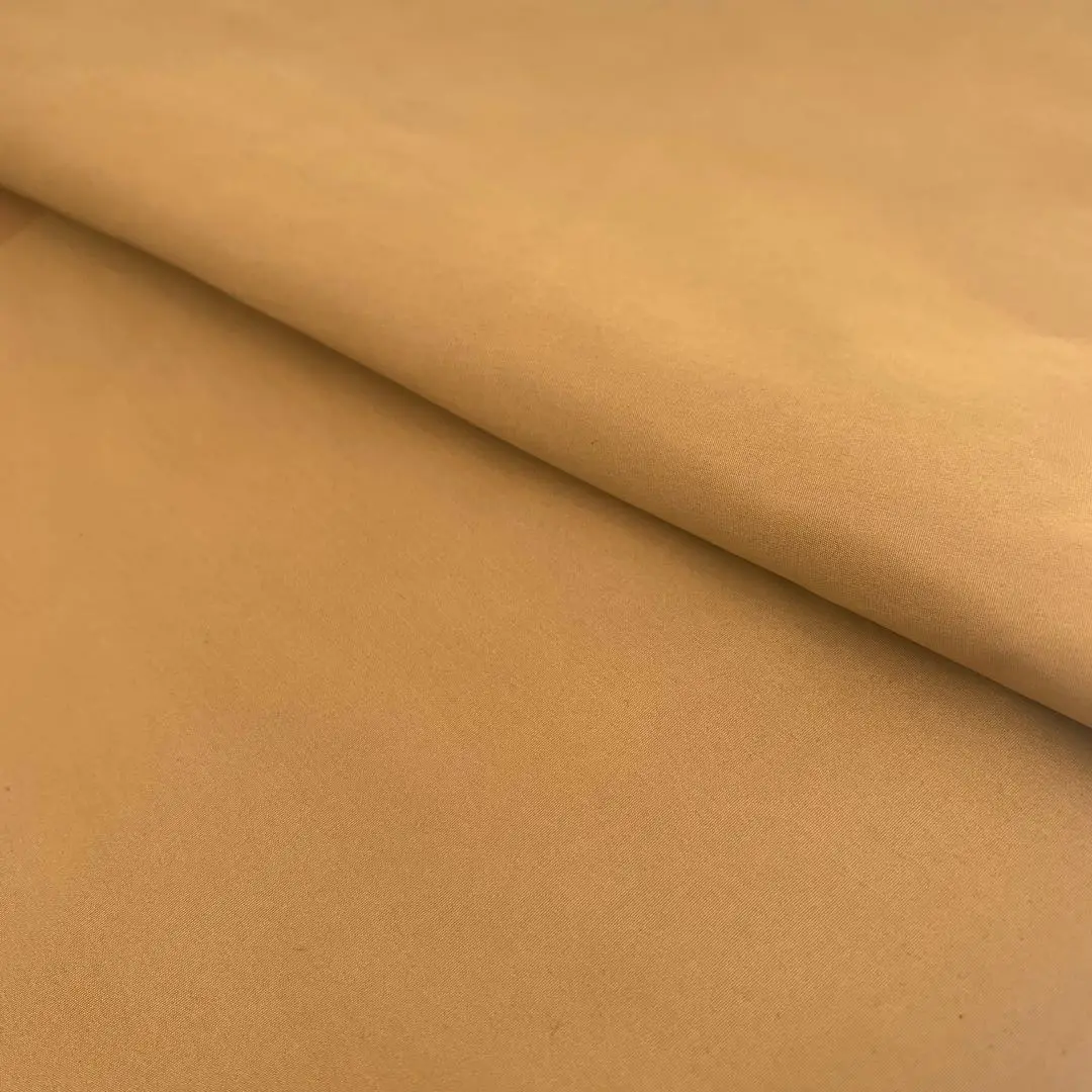 Polyester PA coated cotton velvet-like memory fabric for jackets and outdoor wear