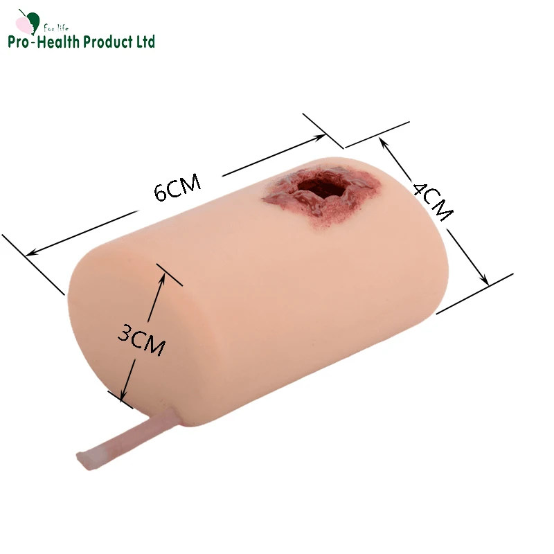 Gunshot Wound Packing Trainer with Tourniquet, Bleed Control Training Model