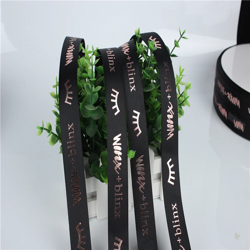 customized import ribbon polyester printing grosgrain  flower import ribbon Wholesale Wave point bow Grosgrain ribbon