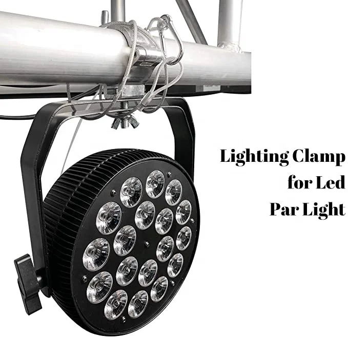 Heavy Duty 220 lb Aluminum Alloy Stage Lighting O-Clamp Mounting/ 2 Inch Truss Bracket Hook Clamp for DJ Projector