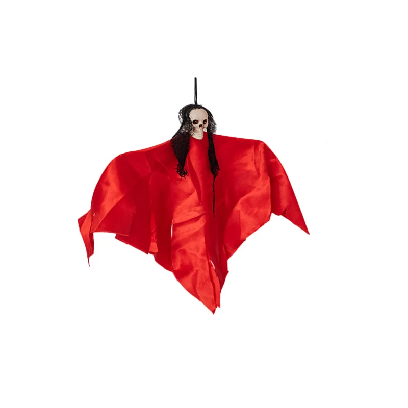 Halloween Egg Head   L107 Multi-Colored Decorative Small Flying Ghost Hanging Bar Props