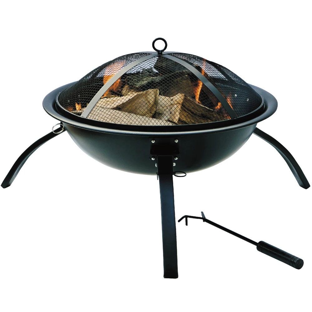 Catenta Mosaic BBQ FIRE PIT Outdoor Fire Pit For Brazier Garden Fireplace
