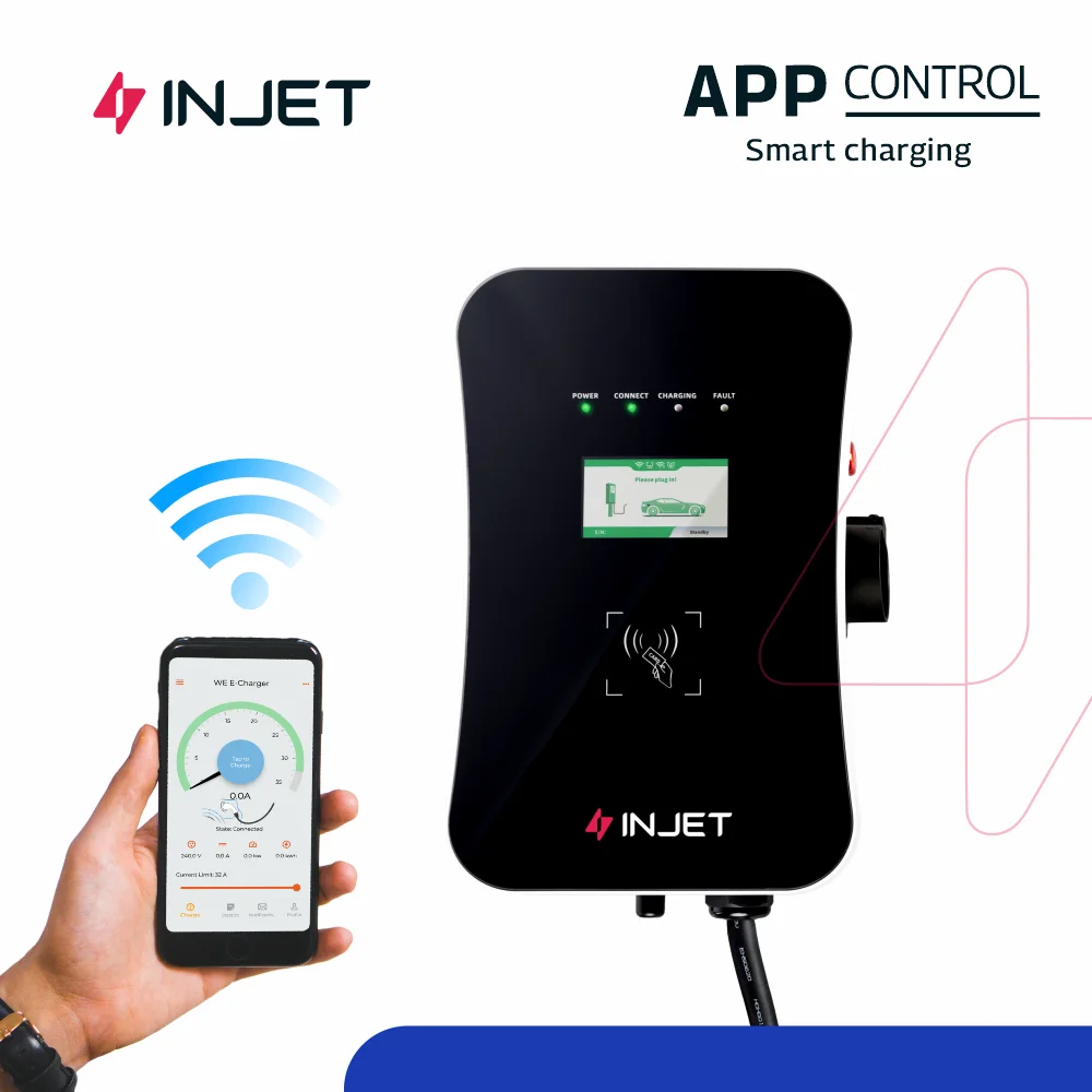 11kw universal charger socket charging station 32a type 2 charge box for evse case b unthered 7kw 22kw ev charger