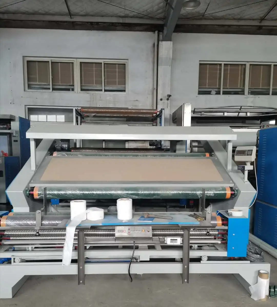 Used No tension fabric inspection machine /knit cloth rolling machine for textile finishing machine
