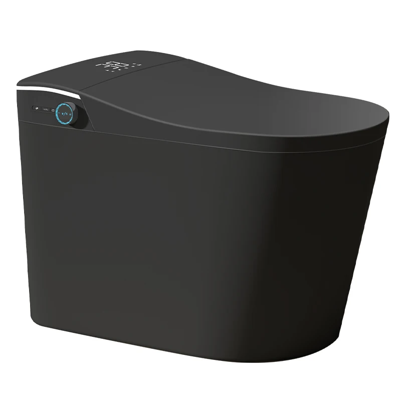 Advanced Smart Toilet with Seat Heating & Remote Control Floor Mounted Elongated Bowl Shape Gravity Flushing