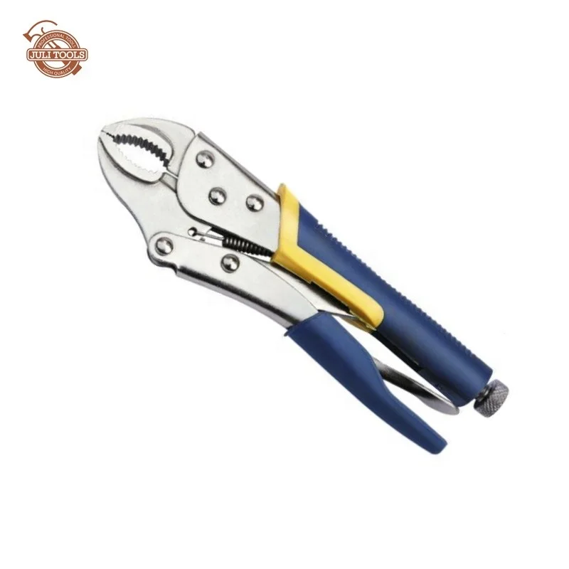 Fixed Tool Clamping Device PVC Handle Locking Pliers