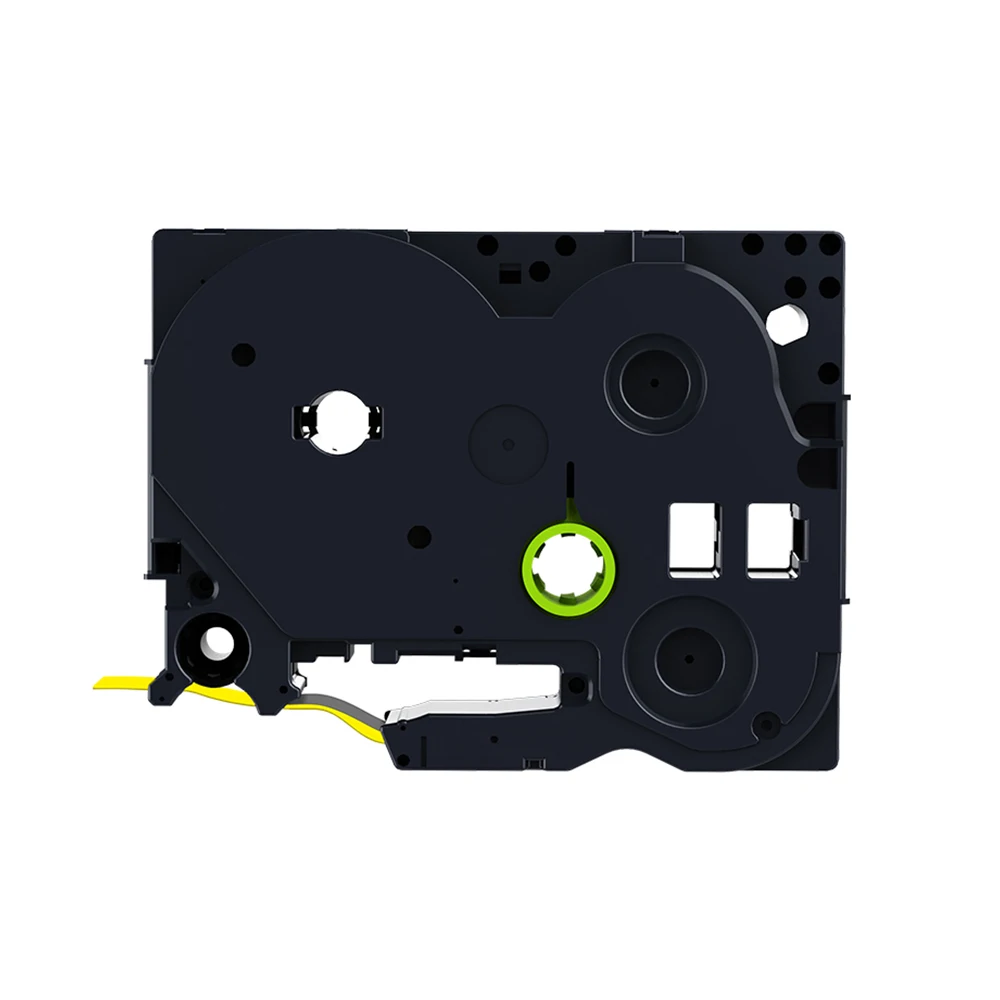 Heat Shrink Tube Tapes Compatible Brother 9mm Hse-631 Hs631 Hse631 Black on Yellow Printer Ribbon Label Tape 12mm * 1.5m Hsc-631