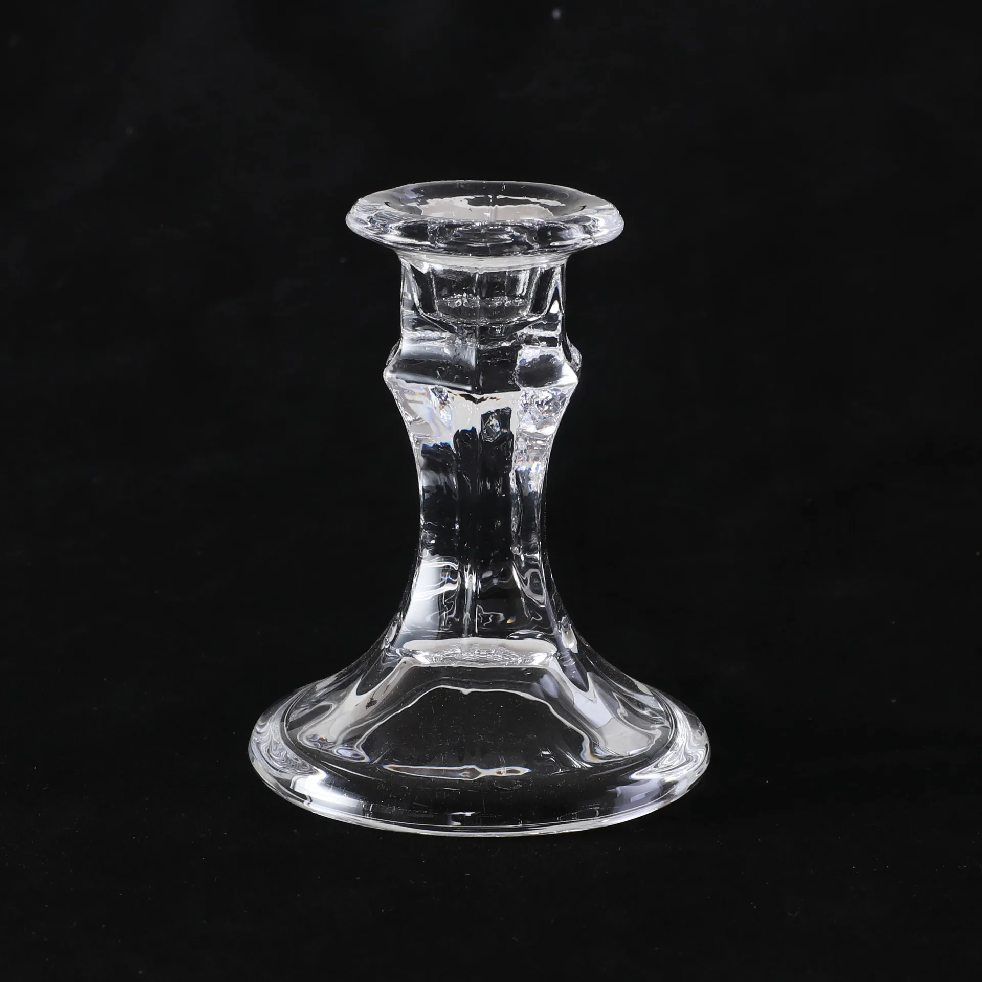 Легкая Роскошная римская колонка шестиугольный стеклянный восковой держатель прозрачная стеклянная свеча Свадебный ароматический подсвечник восковая чашка