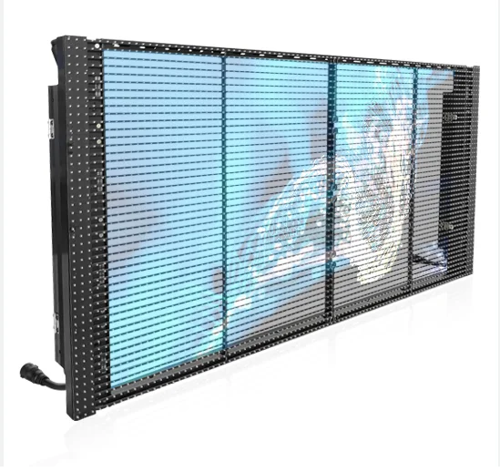 Indoor Transparent LED Screen ultra light high refresh rate see-through window glass LED display