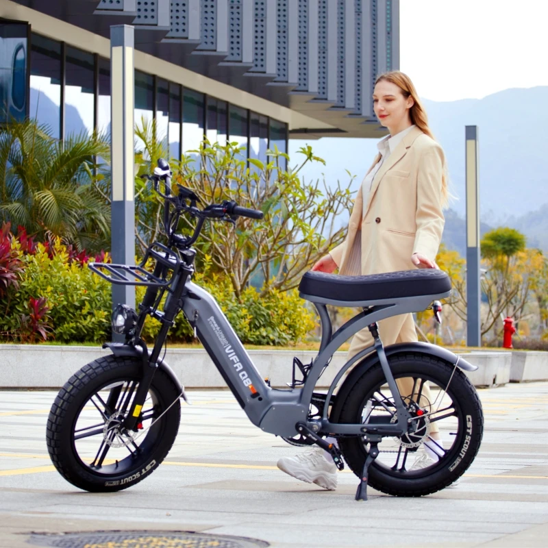 OUXI Q8 aluminum fat bike 48V battery no welding point ready storage in Holland warehouse and USA warehouse