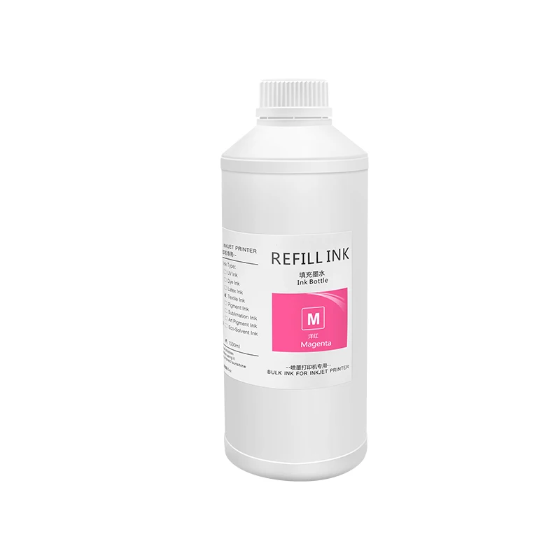 OCBESETJET Refill Digital Textile Ink Textile Printing Ink For Epson 3880 Ink Set For Dtg
