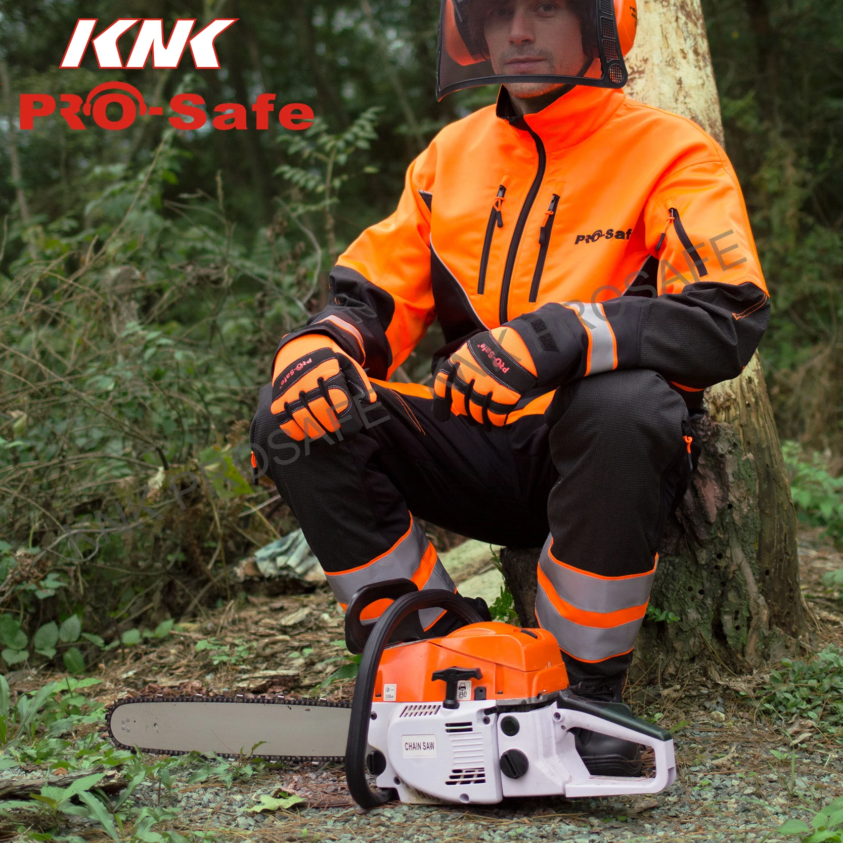 CE EN381 EN ISO 11393 Chainsaw protective Protection Anti Cut Gloves Saw Proof Chainsaw Gloves For Stihl Chainsaw