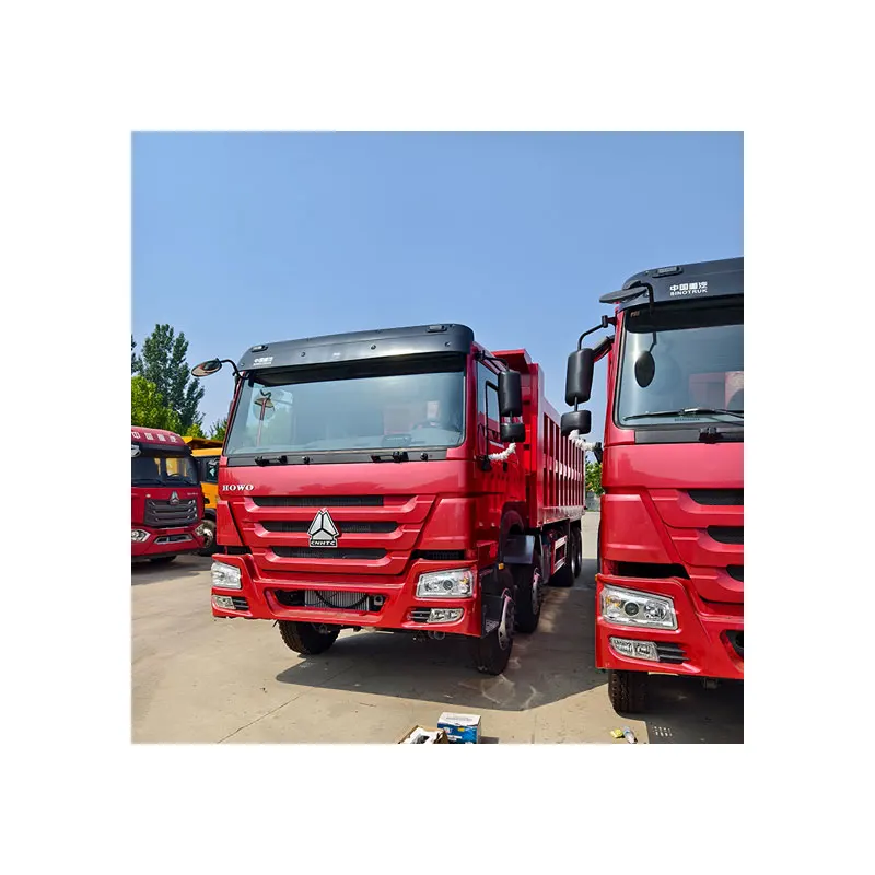 Sinotruk Howo dump truck 6x4 371 HP 50 tons 10 tire factory uses heavy dump truck diesel