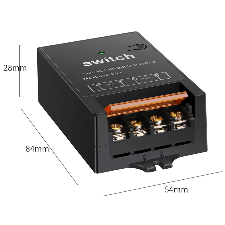 smart home 2 gang switch ac smart switch controller for water pump  and ac 250v 220v 3km Wireless Smart remote control switches