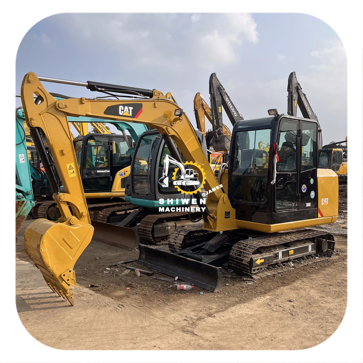 Используется CAT306E мини-экскаватор для продажи хорошее рабочее состояние качество дешевая цена гусеничный экскаватор CAT 306E 307E CAT308E
