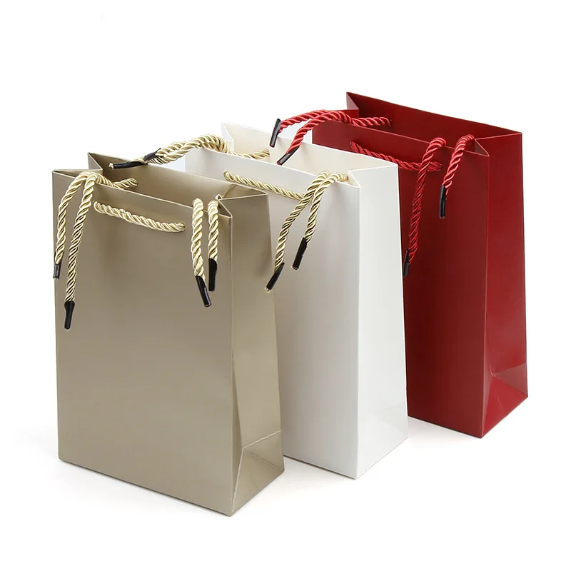 Custom Embossed Gold Foll Waterproof Gift Wrap Product Golden Supplier Food Manufacturer Low Price Kraft Paper Bag for Fruits