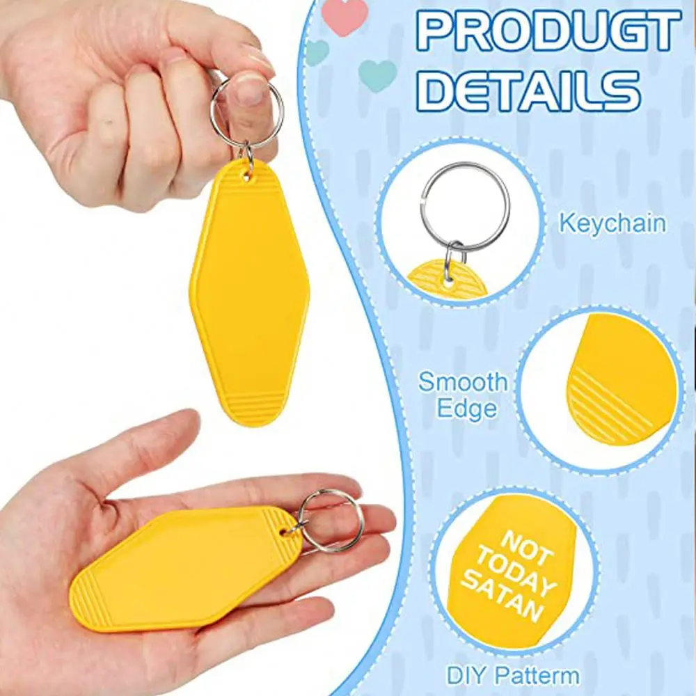 Custom acrylic key chain blanks motel keychain acrylic charm plastic hotel key tags plastic keytags key tags