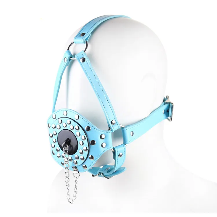 Oral Sex Toys Head Harness Bondage Gag with Belt