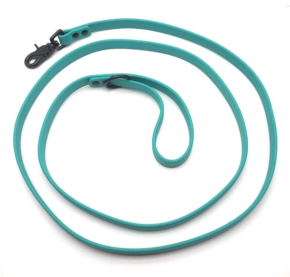 Silicone Dog Leash Waterproof Heavy Duty Dog Training Leash