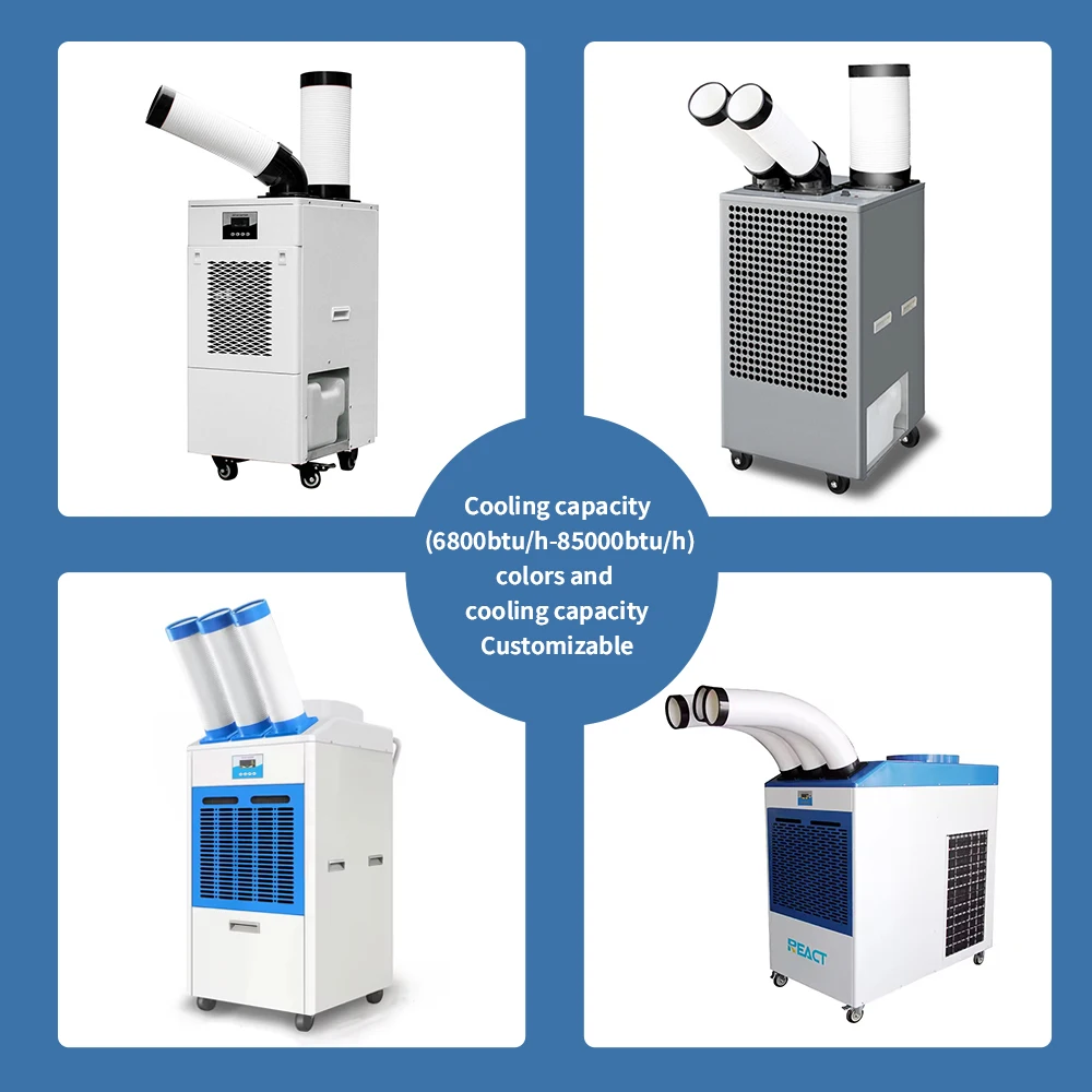 7700btu portable spot cooler air conditioner 110 volts industrial air conditioner portable air conditioners