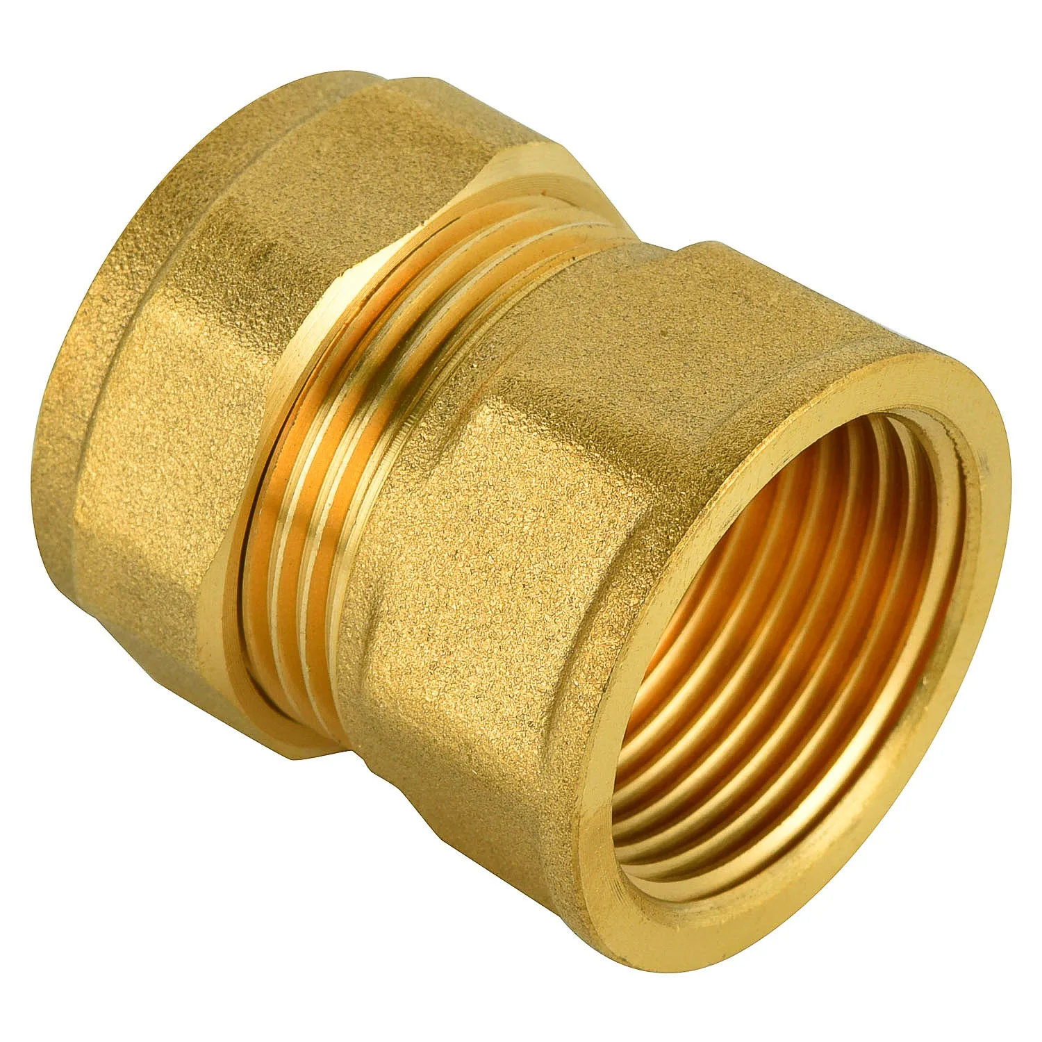 Female Coupling Connector Copper Compression fitting Pex Brass Fitting For Copper Pipe
