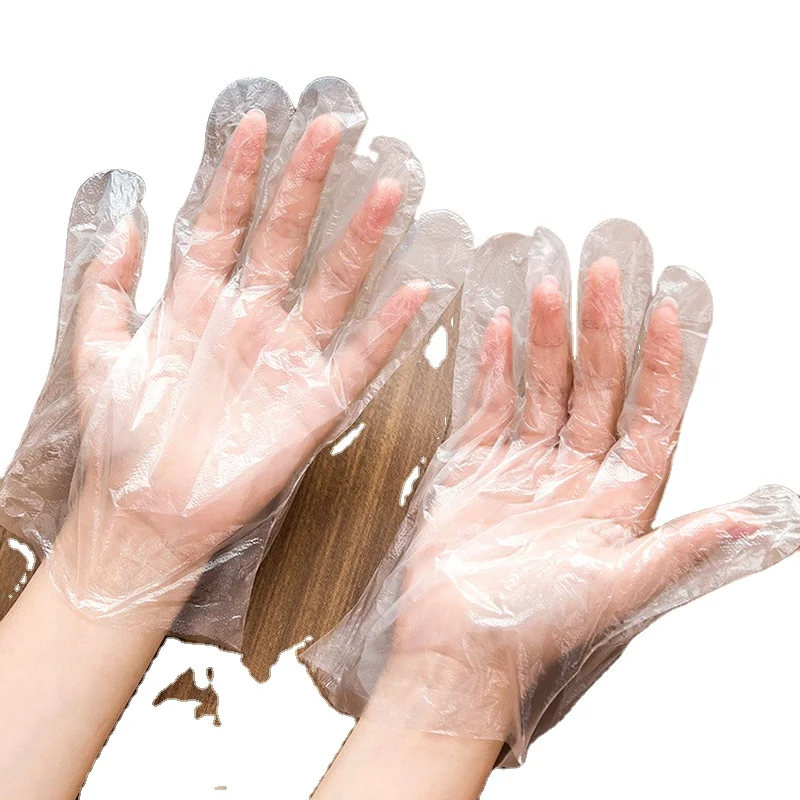 100/500/1000PCS Disposable Gloves One-off Plastic Glove for Restaurant Kitchen Food Cleaning Gloves Eco-friendly Cooking Gadget