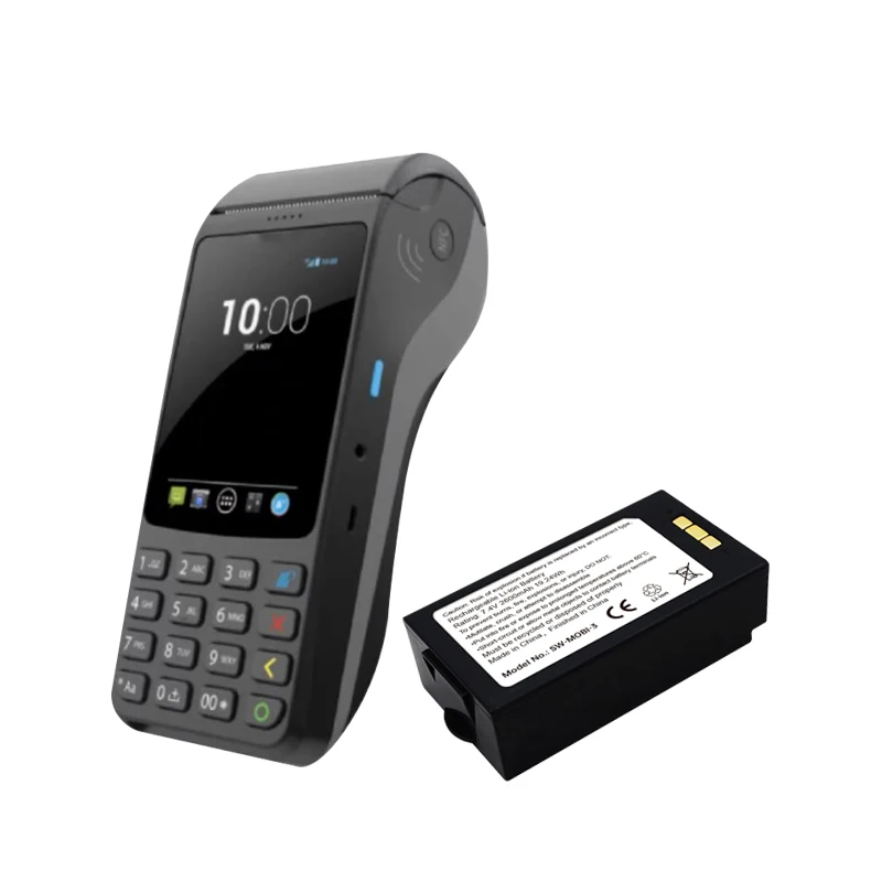 Mobiprin 3 Battery 178081747 Li-ion Battery for Mobiwire MobiPrin3 POS Machine Battery 7.4V 2600mAh