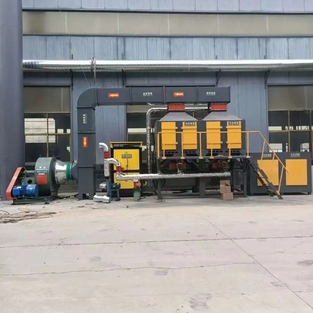 Decomposing organic waste gas Activated carbon adsorption +CO catalytic combustion