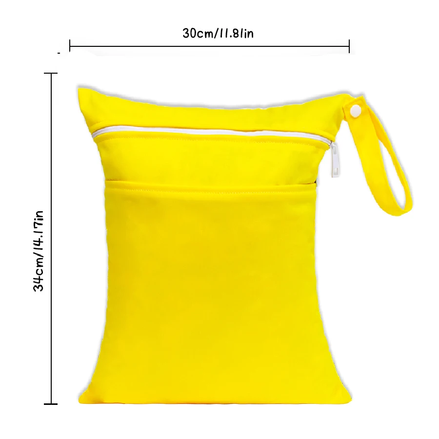 2 Cloth Diaper Covers &3pcs Microfiber inserts &1 Wet Dry Bag Washable Reusable Cloth Diaper Sets with Wet Bag