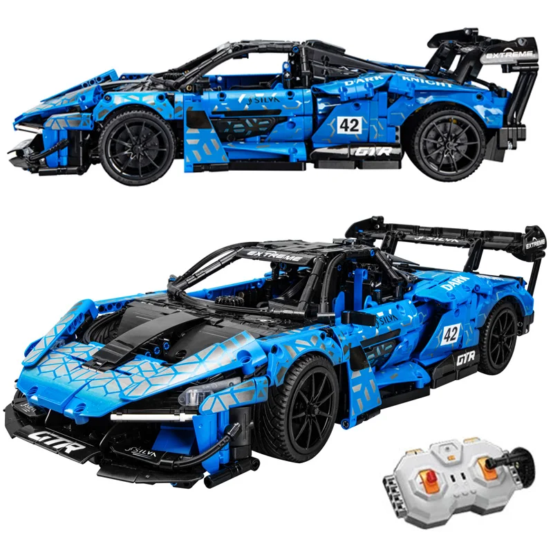 Большой масштаб 1:10 GTR суперкар кубики CaDa C63003W 2 4 г RC McL спортивный автомобиль скоростной гоночный блок игрушки