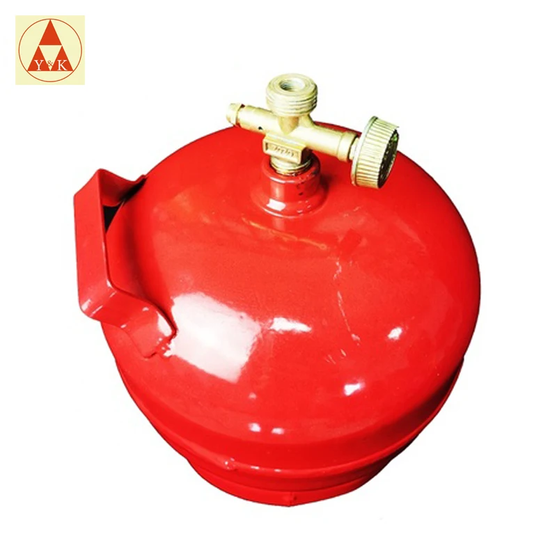 Red Ukraine Russia Cheap Cooking Gas Cylinders 2kg Industrial Gas Cylinder for Camping BBQ