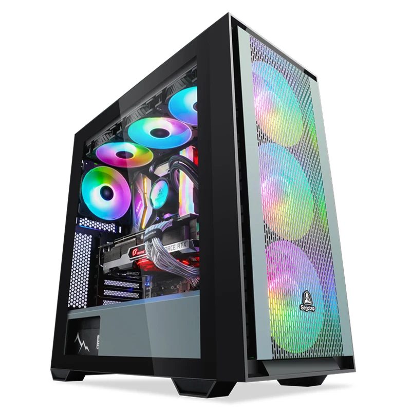 RGB Matx компьютерный корпус Mid Tower для ПК настольный